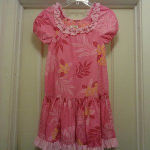 STRAWBERRY GUAVA PINKS HAWAIIAN GIRLS DRESS GIRLS 14